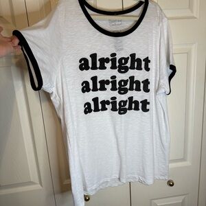 Dazed and Confused Ringer Tee - Size 3